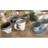 Atelier céramique mug à la plaque